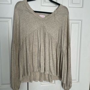 Pink Lily Long Sleeve Blouse Size L